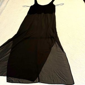 NWOT Vince Camuto Sheer Black dress